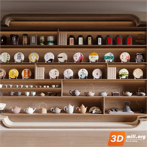 Tea Set 3D Model